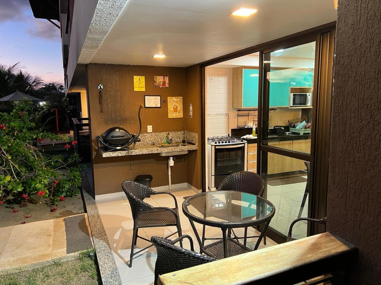 Luxuoso Flat 3 Quartos, Terreo, No Cupe Beach Living - Beira Mar De Pôrto das Galinhas Exterior foto