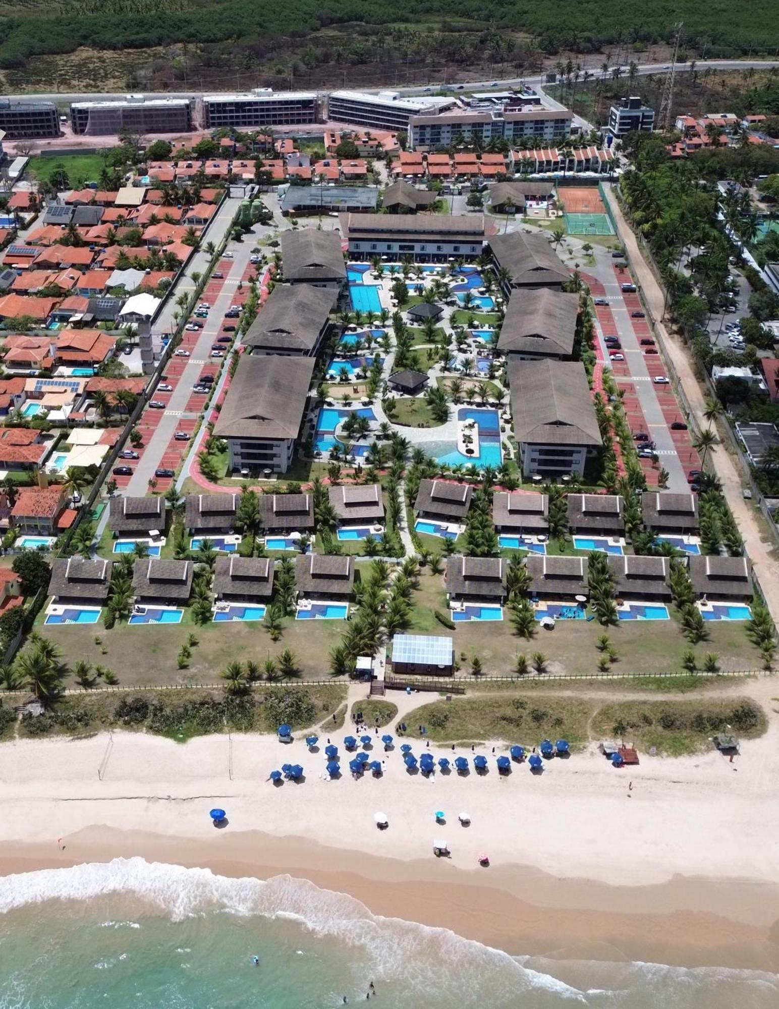 Luxuoso Flat 3 Quartos, Terreo, No Cupe Beach Living - Beira Mar De Pôrto das Galinhas Exterior foto