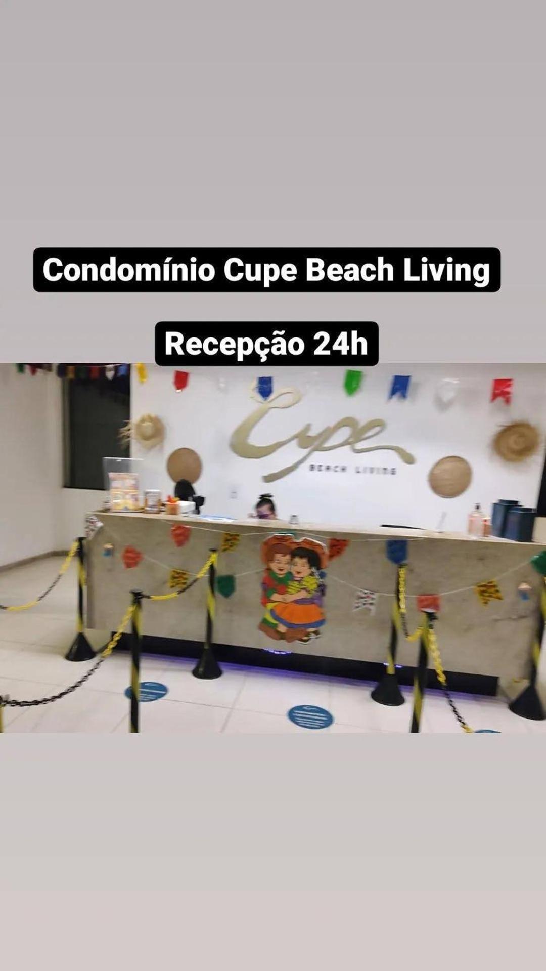 Luxuoso Flat 3 Quartos, Terreo, No Cupe Beach Living - Beira Mar De Pôrto das Galinhas Exterior foto