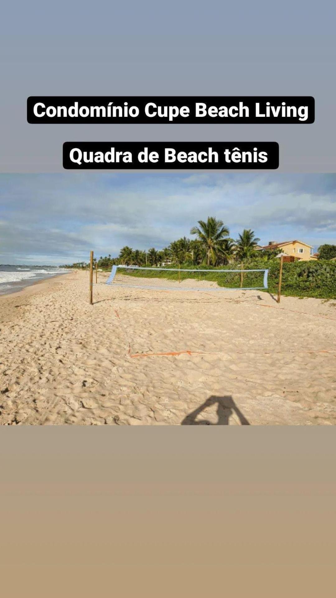 Luxuoso Flat 3 Quartos, Terreo, No Cupe Beach Living - Beira Mar De Pôrto das Galinhas Exterior foto
