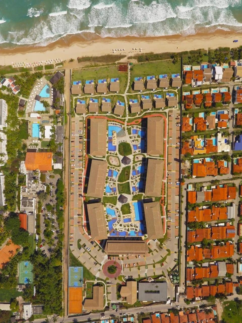 Luxuoso Flat 3 Quartos, Terreo, No Cupe Beach Living - Beira Mar De Pôrto das Galinhas Exterior foto
