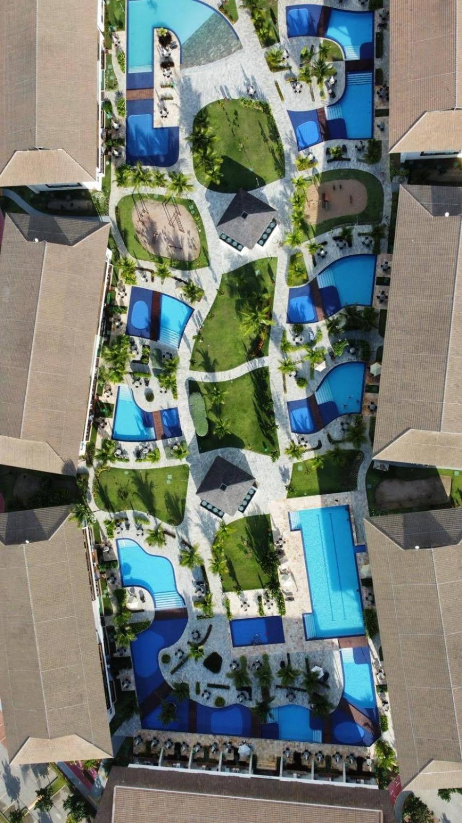 Luxuoso Flat 3 Quartos, Terreo, No Cupe Beach Living - Beira Mar De Pôrto das Galinhas Exterior foto